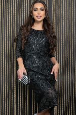 Платье Объятие ночи (черное) П11562 LT Collection