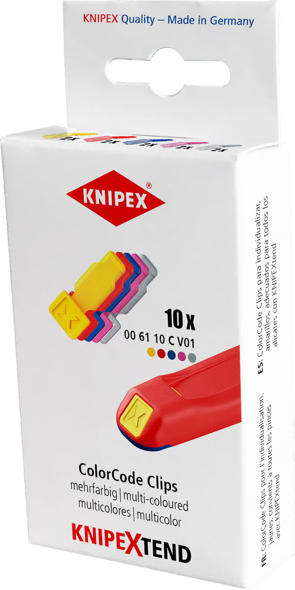 Клипсы для цветной маркировки ColorCode микс 1 KNIPEX 006110CV01