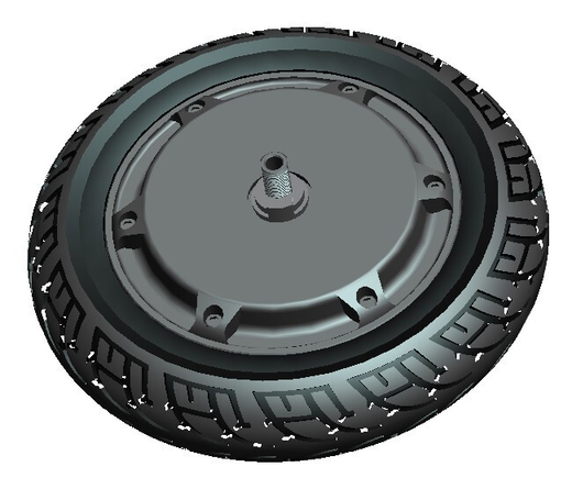 Мотор и покрышка MERLIN