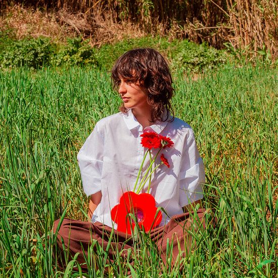 Ваза для цветов daisy, 20 см, красная