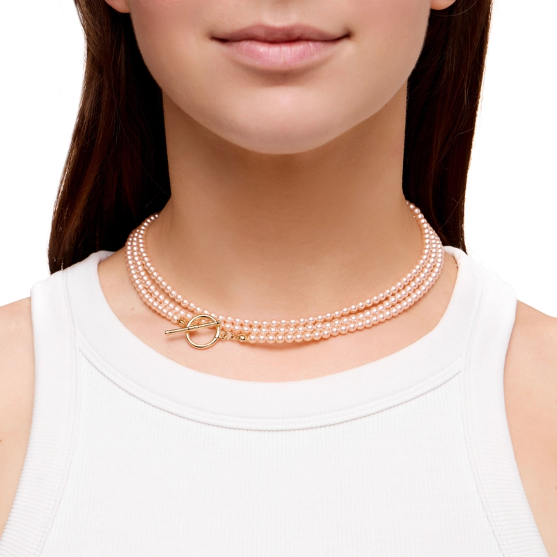 Колье Поздний Завтрак – Персиковое