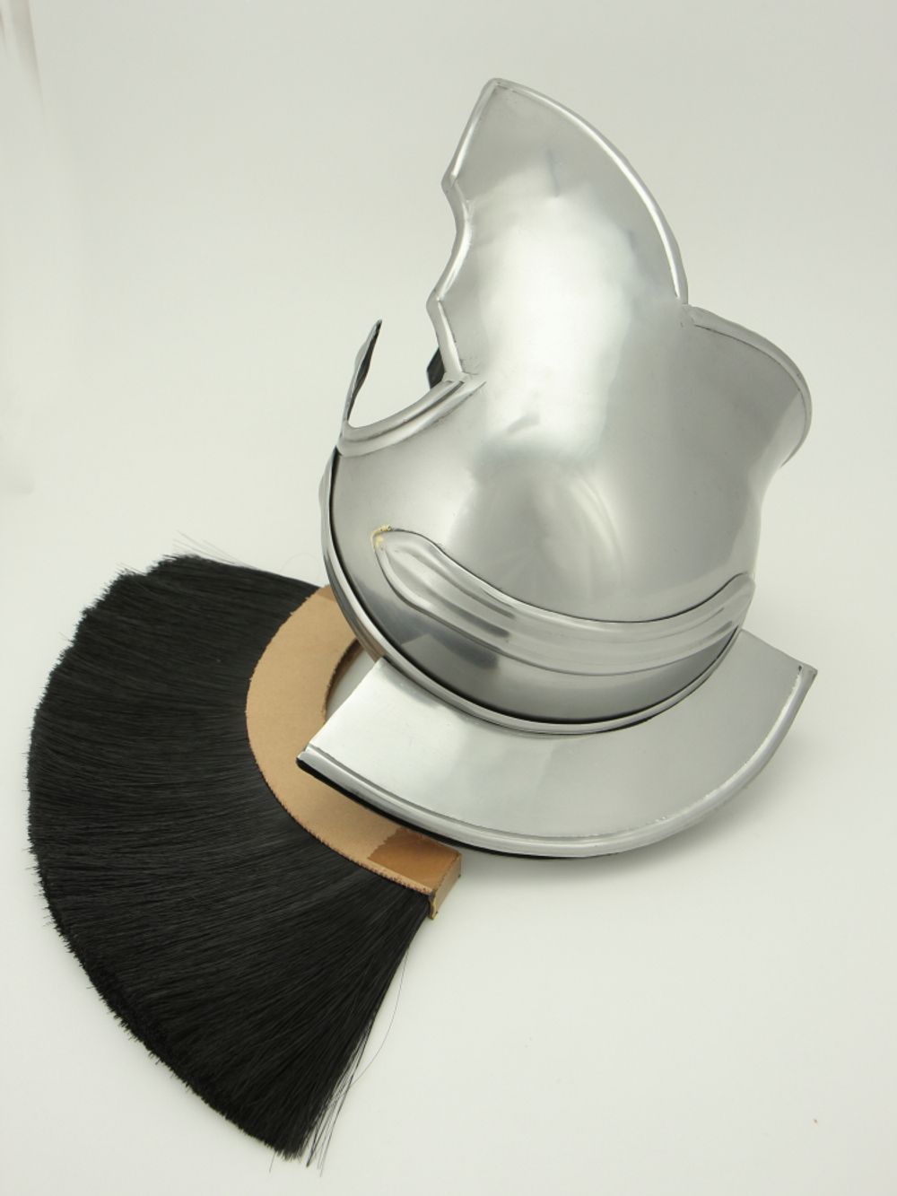 Nautical Шлем троянский "Ахиллес" с черным плюмажем