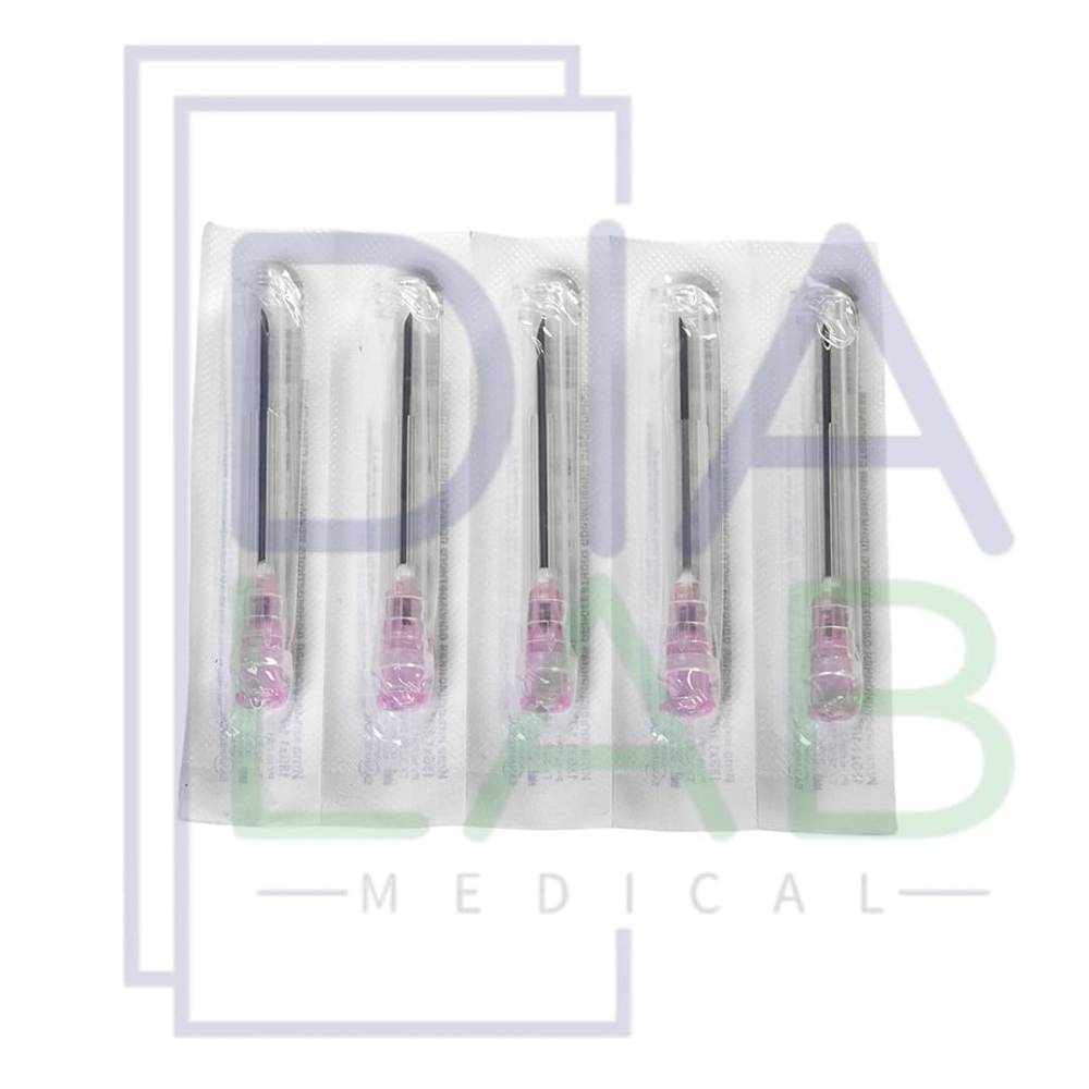 Игла для шприца 18G (1.2х40 мм) 5 штук инъекционная медицинская одноразовая стерильная