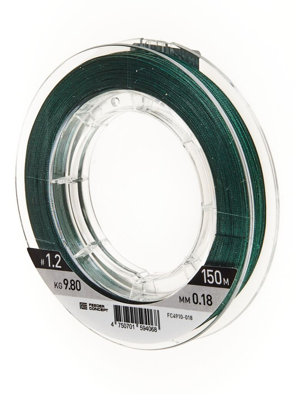 Шнур плетёный Feeder Concept Distance х8 BRAID Dark Green 150/018