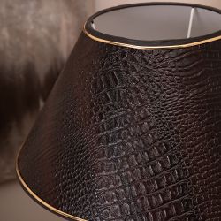 Настольная лампа с бюро Лошадь императора Бронза с абажуром 38 Mally