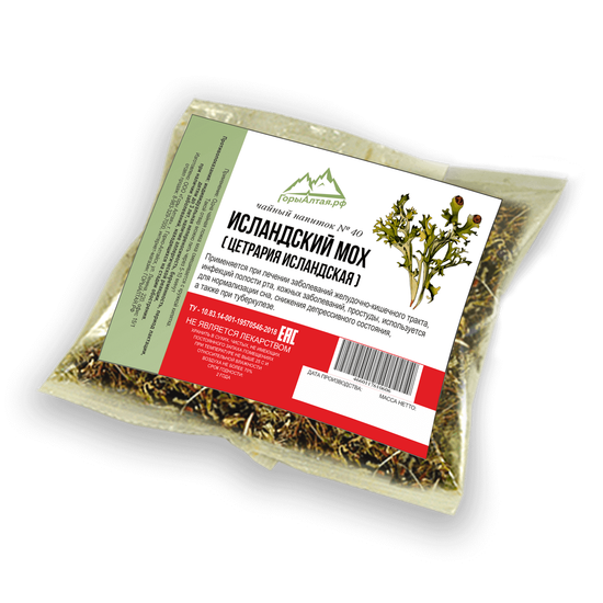 Исландский мох (Цетрария исландская) 50 гр - травяной сбор №40