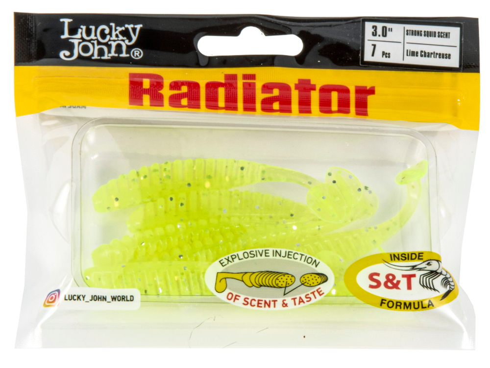 Мягкая съедобная приманка LJ Pro Series Radiator 3.0 in (75 мм), цвет 071, 7 шт