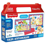 Fisher-Price. Пазл-аппликация 2*15эл. "Мини. Лето" +эва (Оригами)