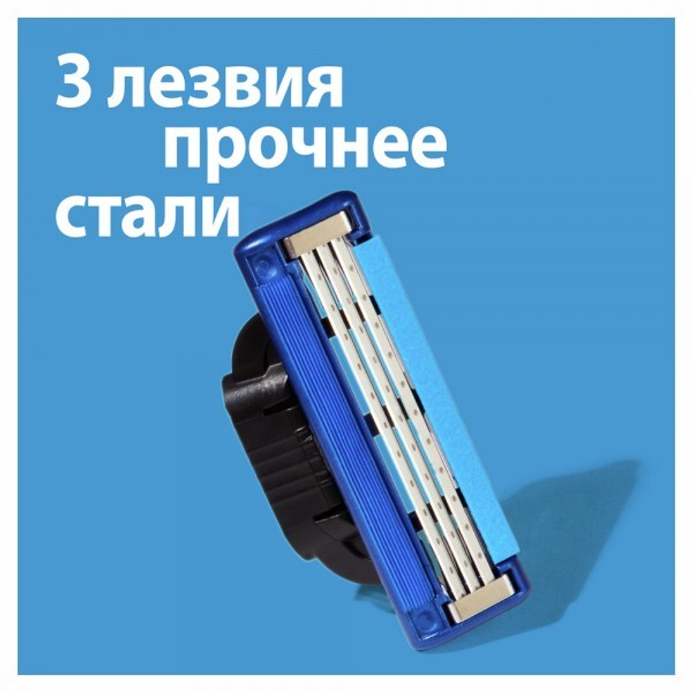 Сменные кассеты для бритья Gillette Mach3 Turbo 3D, 2 шт
