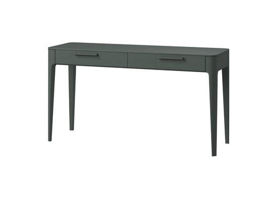 Консоль Type oak 2 ящика ширина 140 см (темно-серый)