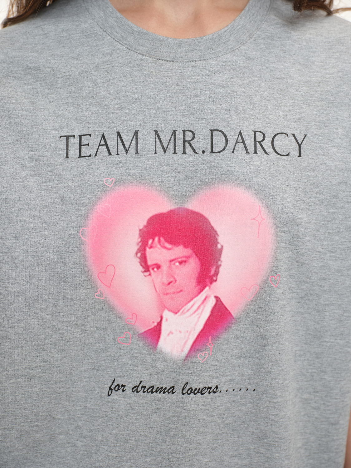 Футболка (Team Mr.Darcy), светло-серый меланж