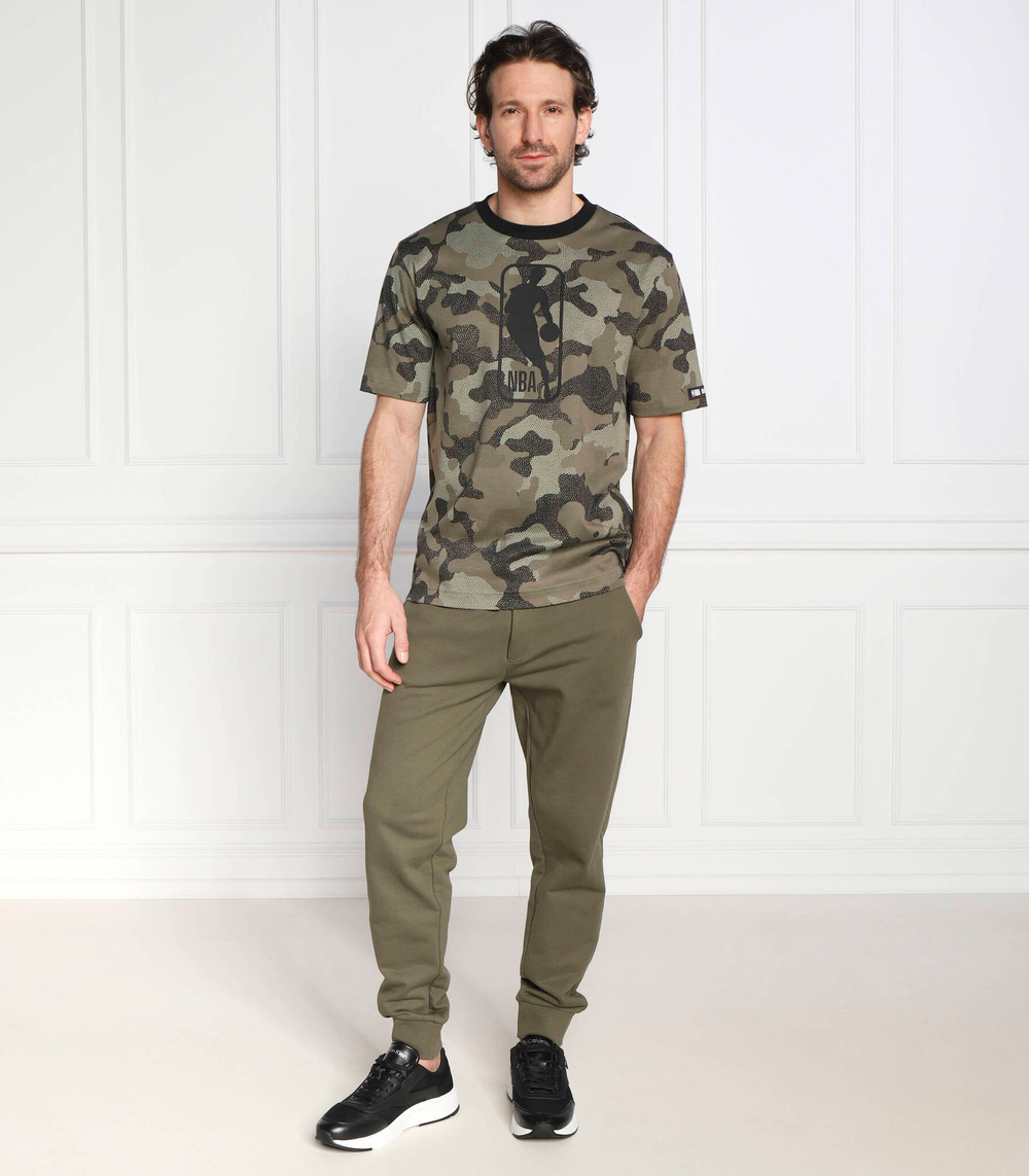 футболка boss x nba camo BOSS ORANGE - зеленый(50483108)