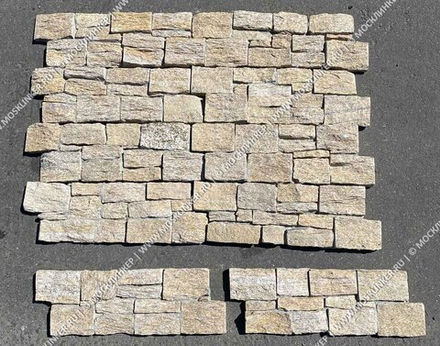 Натуральный камень Кварцит серо-коричневый Pharaon 200x550x20-40 Грубый камень