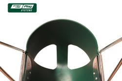 Cиденье для качели с фиксацией зеленое