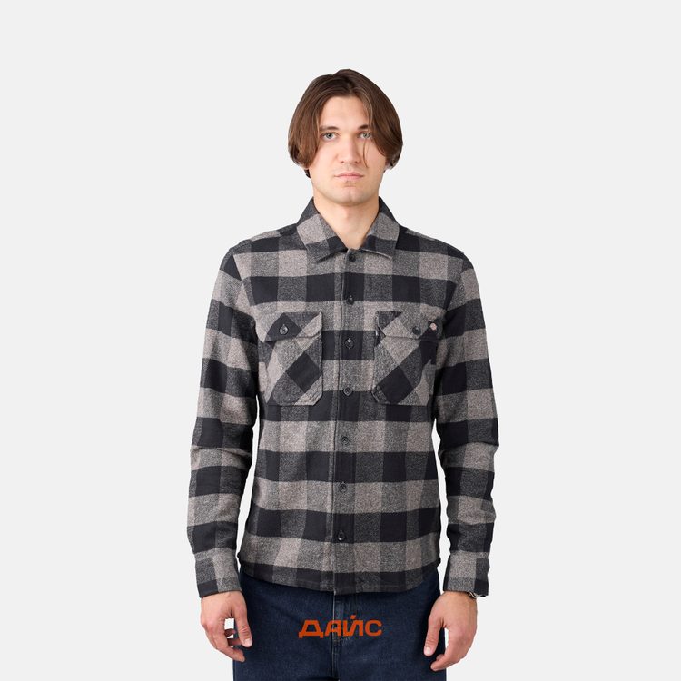 Рубашка мужская Dickies Sacramento Long Sleeve Shirt артикул:WLR23PBY - купить в магазине Дайс