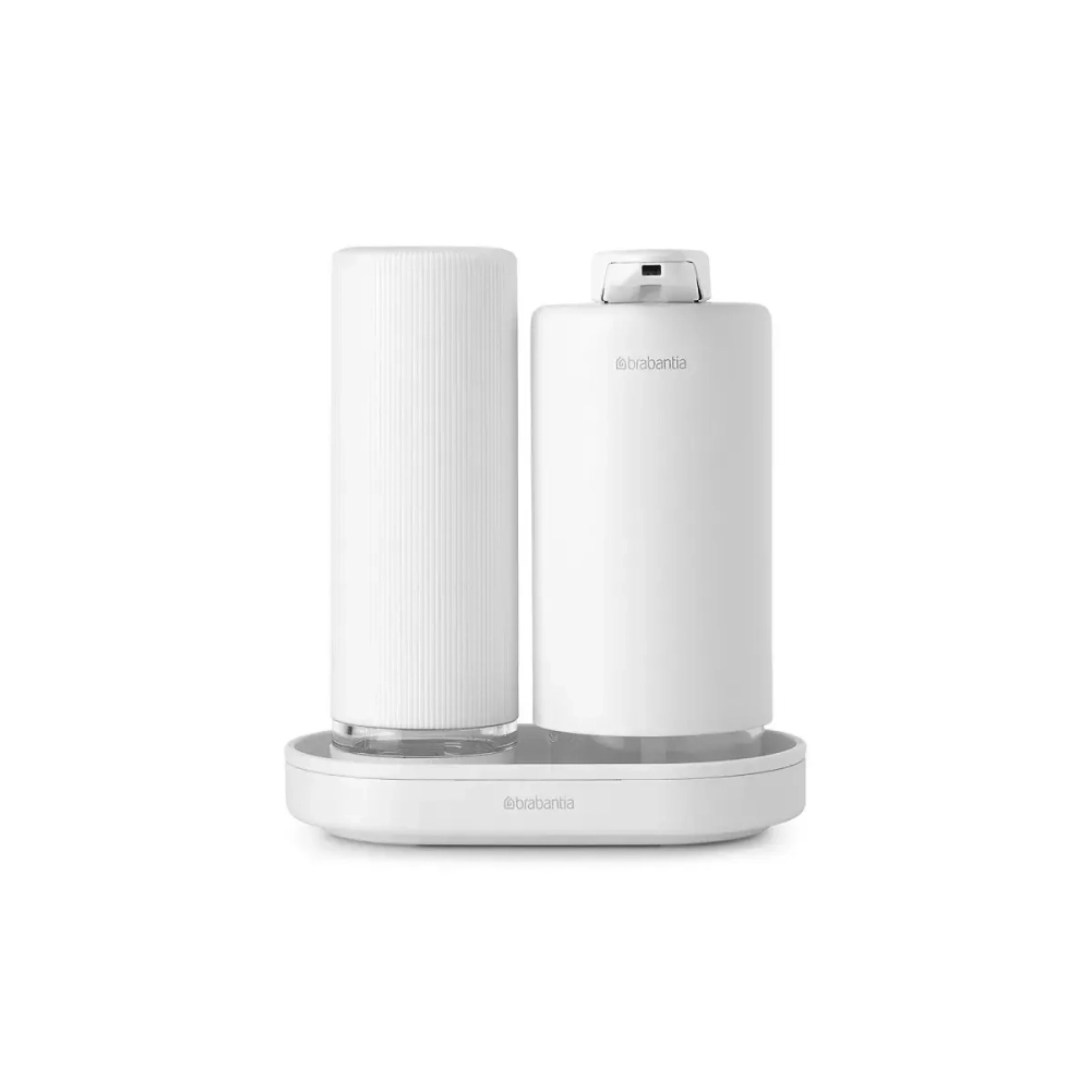 Brabantia Набор из 2 дозаторов для жидкости для посуды SinkStyle Mineral Fresh White