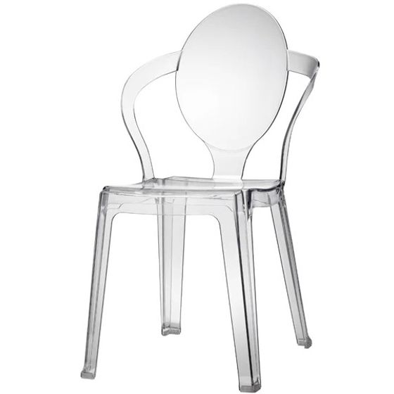 Прозрачный стул Spoon | Scab Design | Италия | Оригинал
