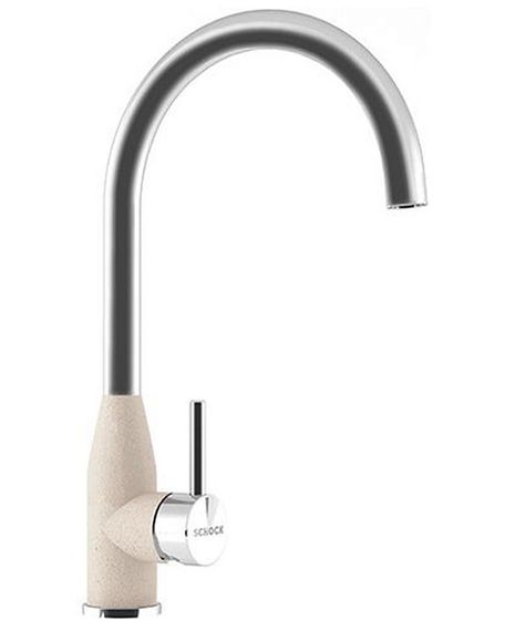 Смеситель Schock Kavus, Cristalite сталь/эверест