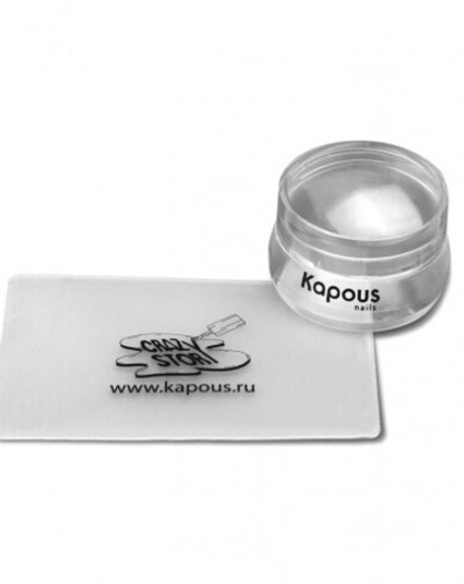 Набор для стемпинга (штамп и скрапер) «Crazy story» Kapous