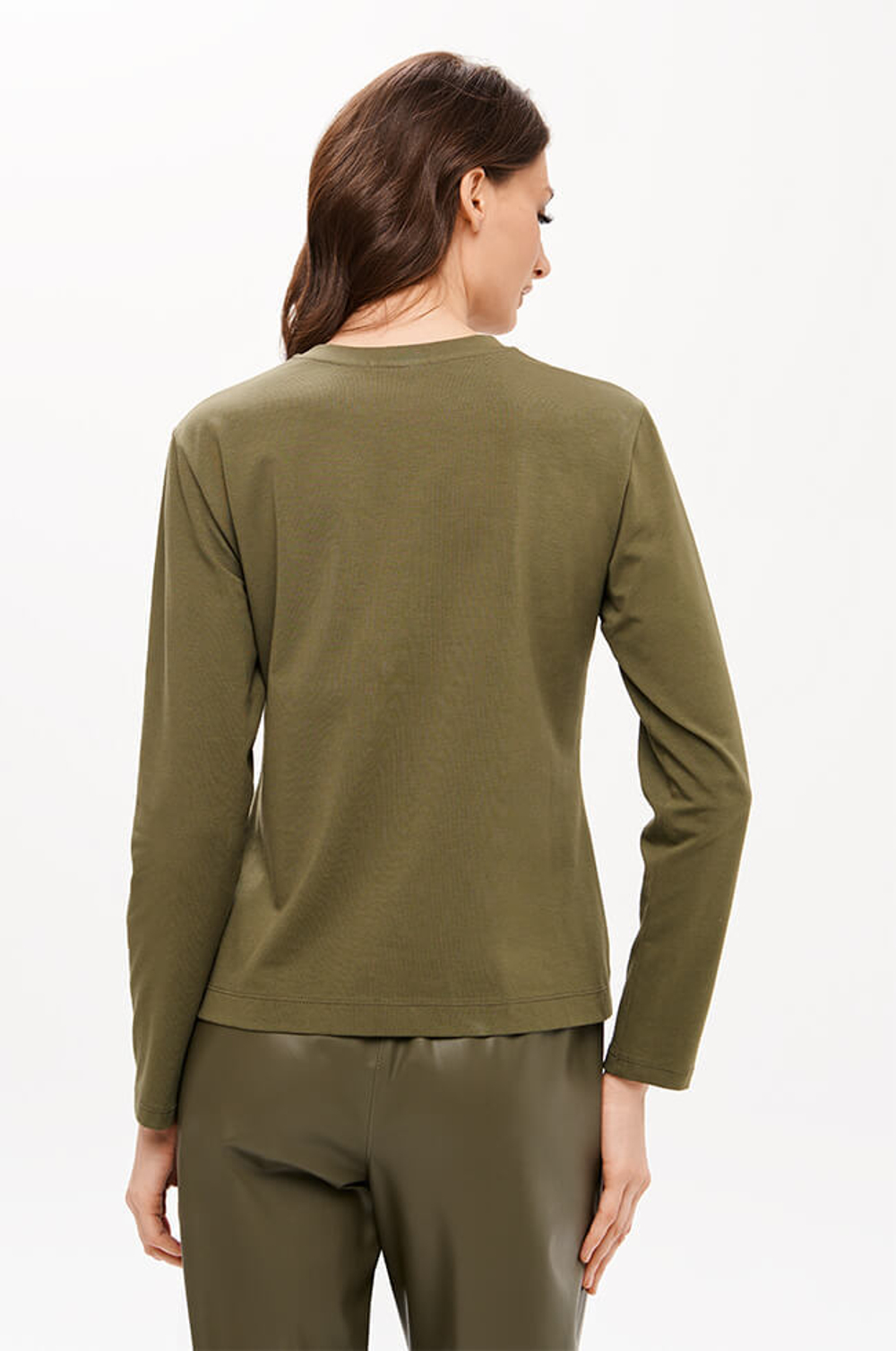 23410 Лонгслив женский (хаки)