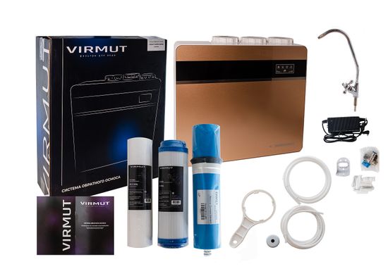 Фильтр обратного осмоса с насосом и без бака VIRMUT RO11 400G