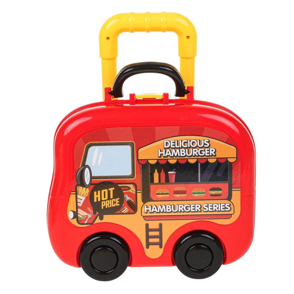 Игровой модуль "Кухня" 32 предм. чемод.на колесах BX58