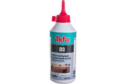 Akfix D3 Клей ПВА Д3, 500 гр. Белый