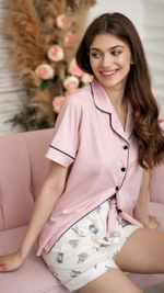 Пижама шорты и рубашка 2060