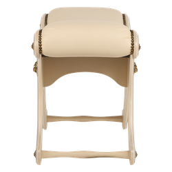 Скамья Сорренто Айвори Пломбир Латунь