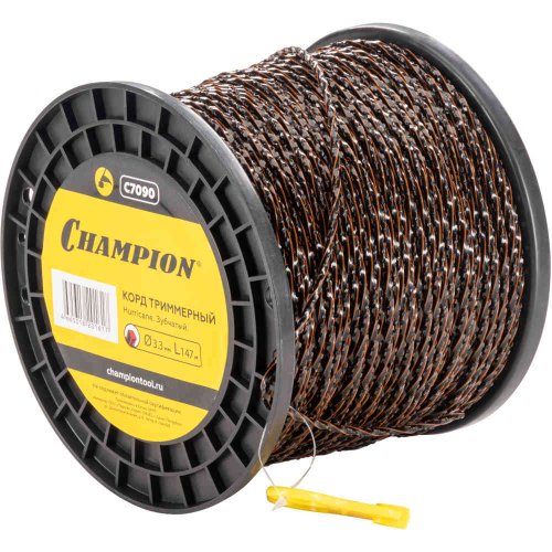 Леска CHAMPION Hurricane saw twist 3,3*147 м (зубчатая витая)+нож   C7090