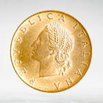 Italy 20 Lire 1983 R "Oak Branch", AU