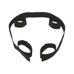 Черный фиксатор на щиколотки и запястья (Цвет: черный)