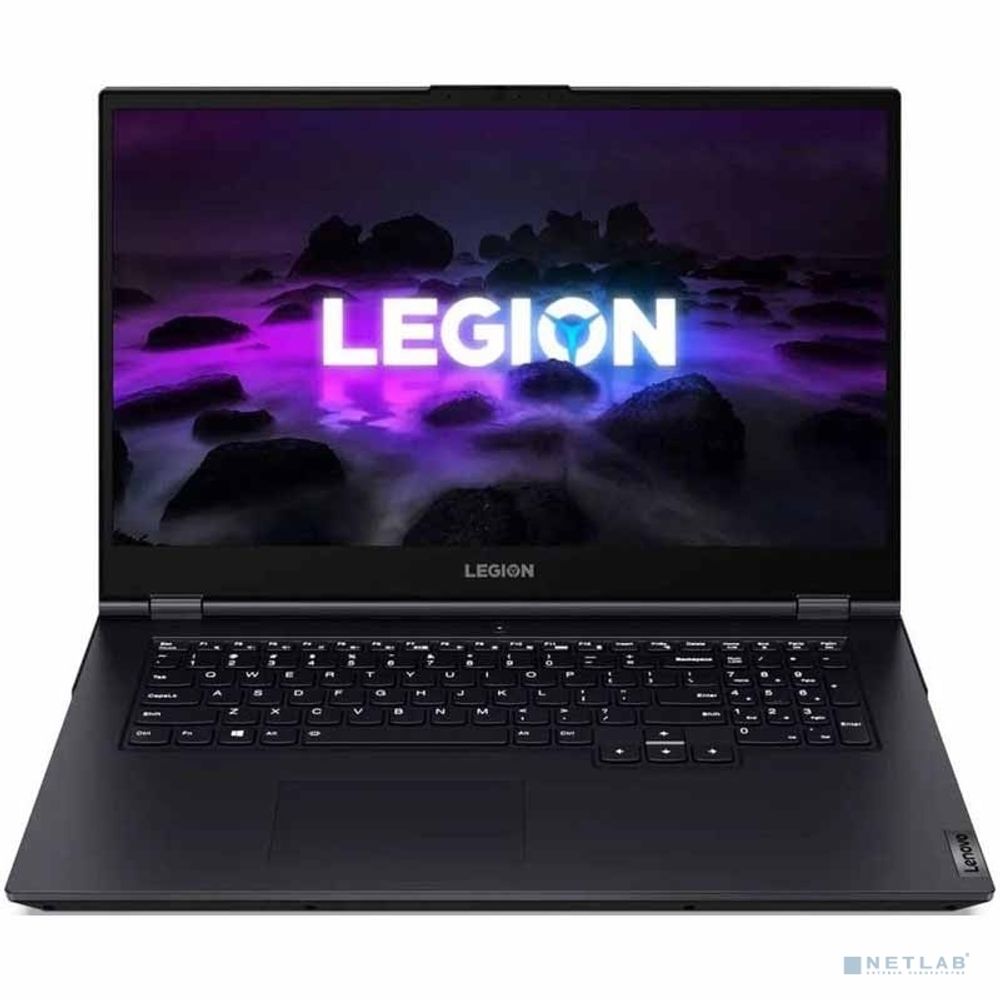 Ноутбук Lenovo Legion 5 17ITH6H, 17.3&amp;quot; (1920x1080) IPS 144Гц/Intel Core i5-11400H/16ГБ DDR4/1ТБ SSD/NVIDIA GeForce RTX 3060 6ГБ/Без ОС, темно-синий [82JM0022RM]