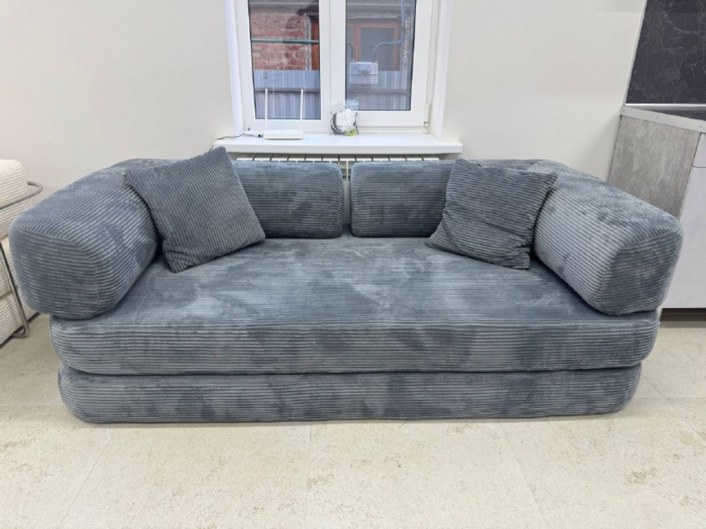 Бескаркасный модульный диван TEDDY (графитовый)