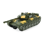 Модель ин. мет. "Танк" 12см, подвиж. детали, коробка 2107C127-R (Технопарк)