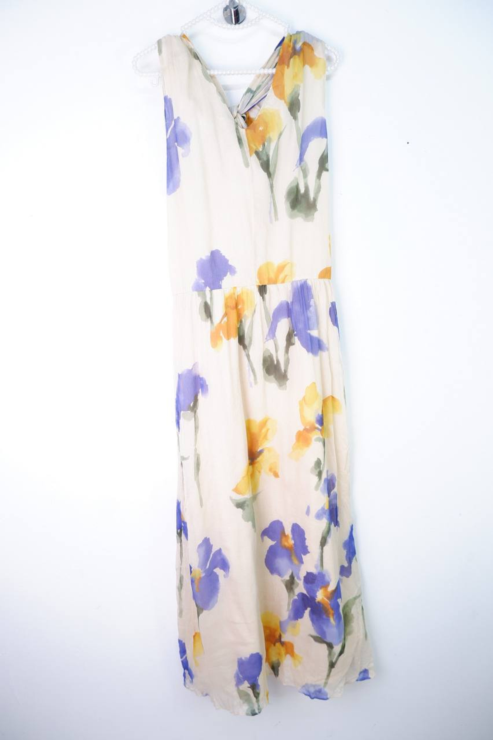 Платье длинное летнее, визуально 44 размер