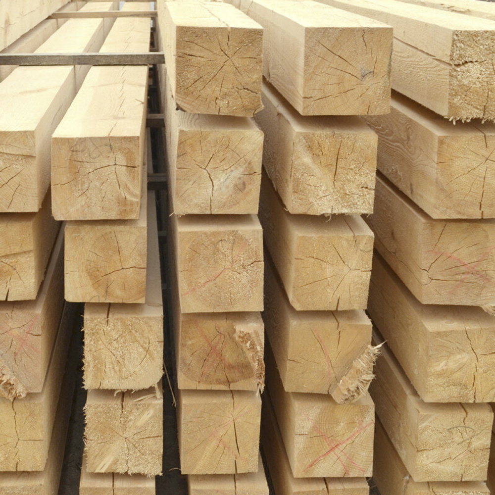 Брус сухой строганный 90х90х6000