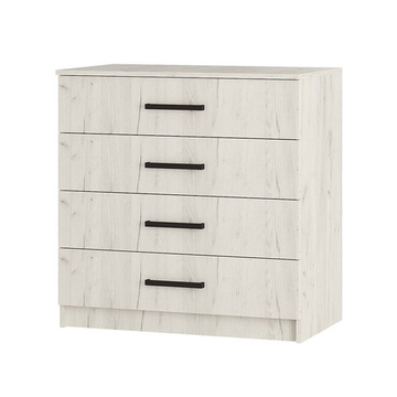 "Фиеста" Комод 850 дуб крафт белый (БТС)