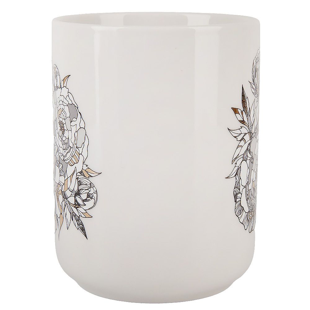 Кружка "Floristry" v=380мл (фарфор) (картонная цветная лента)