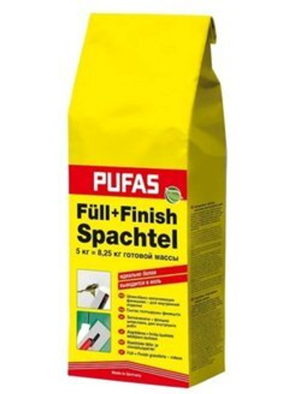 ШПАТЛЕВКА ЗАПОЛНЯЮЩАЯ PUFAS FULL+FINISH 5КГ