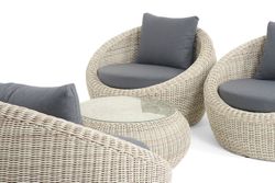 "Барселона" лаунж-зона из искусственного ротанга, цвет бежевый