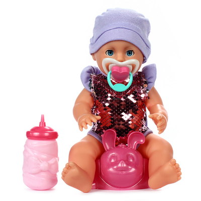 Пупс функциональный с аксесс., коробка YL1919C