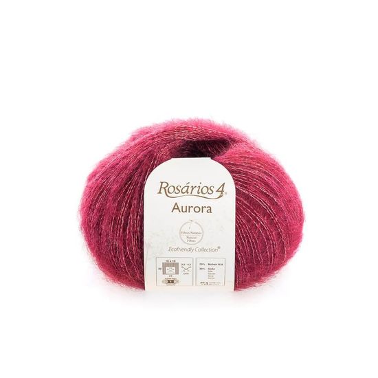 Пряжа ROSARIOS 4 Aurora (70% кид мохер, 30% шёлк)