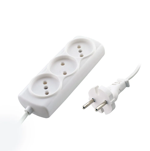 Удлинитель сетевой бытовой 1.5м СТАРТ 3 розетки, 6А, 1300Вт