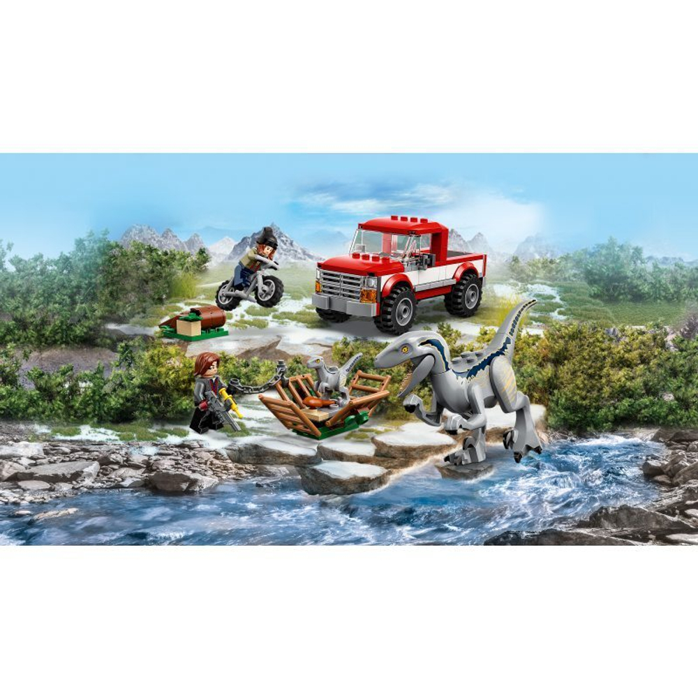 Конструктор LEGO Jurassic World - Захват синего велоцираптора и бета-версии  76946 купить в Москве | Доставка по России.