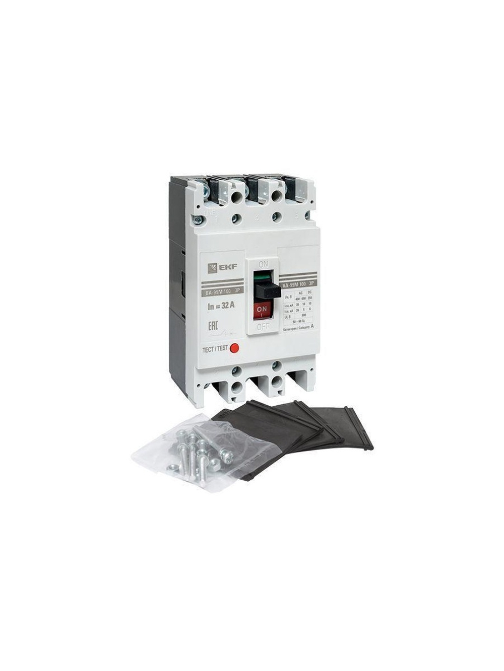 Выключатель автоматический 3п 100/32А 35кА ВА-99М PROxima EKF mccb99-100-32m