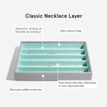 Органайзер для украшений Stackers Classic Necklace Layer (Putty Croc)