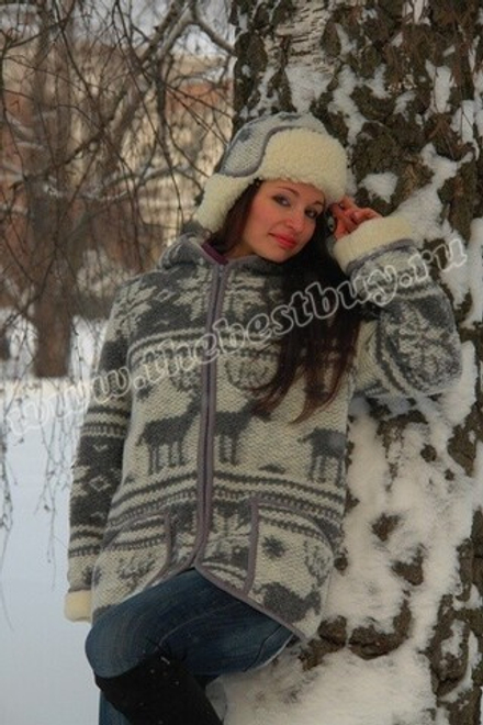 Куртка Лапландия/ Меринос    (MagicWool) - размеры 42-58 (мод.71)