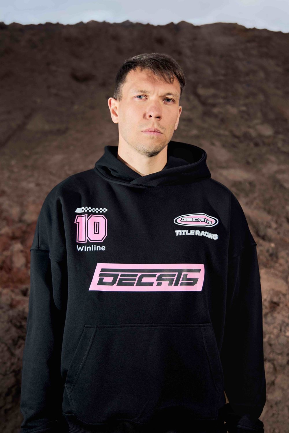 Купить Худи ФК 10 x Winline Decals Racing черное Худи ФК 10 x Winline Decals Racing черное