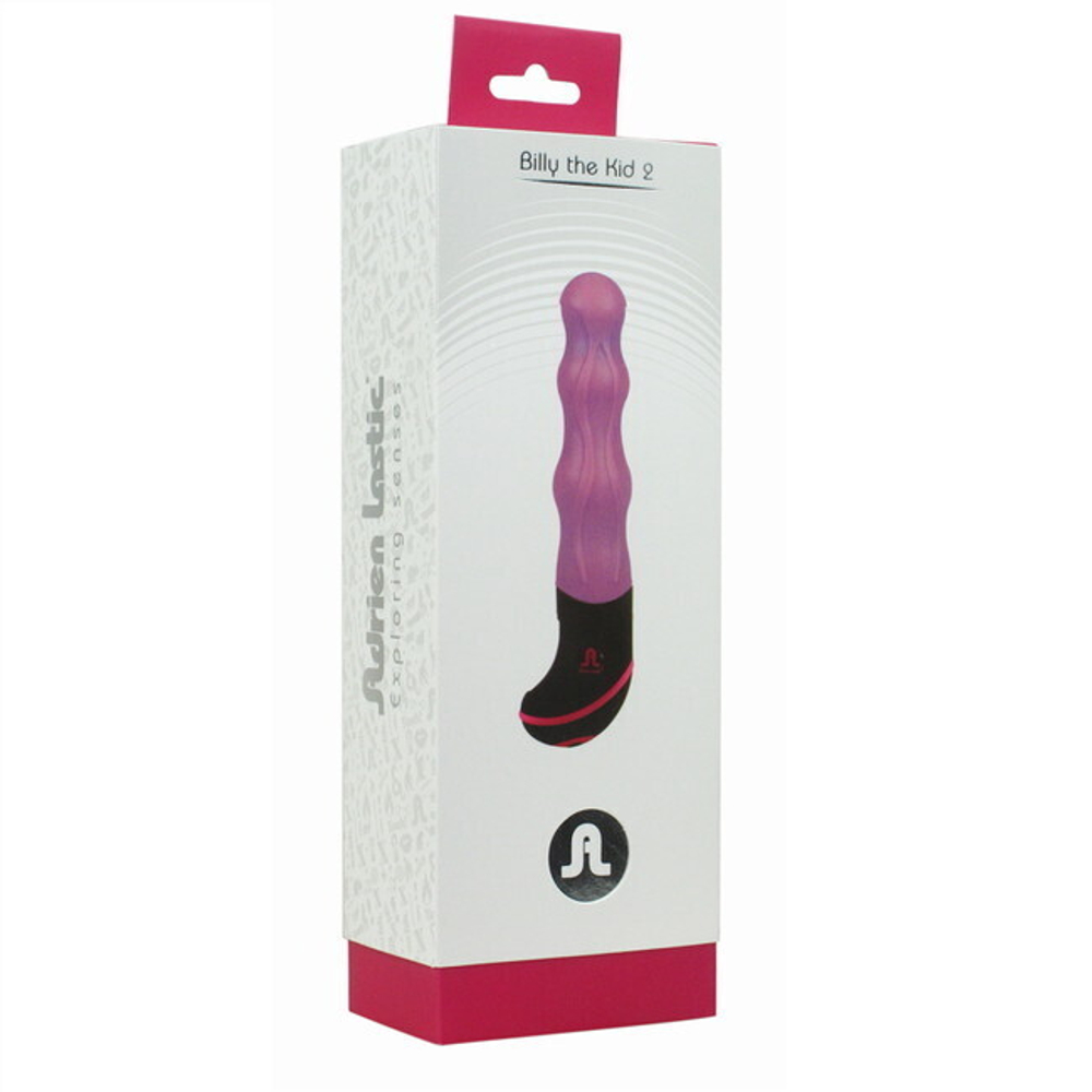 Водонепроницаемый вибратор Billy the Kid 2 (10 режимов, 10 скоростей) (Цвет: розовый с черным)